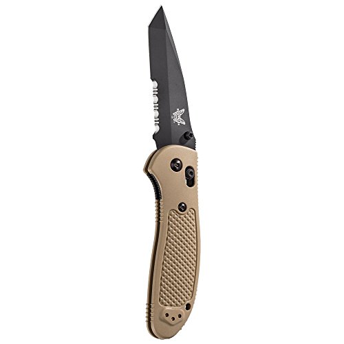 Benchmade Griptilian 553, Serrated Tanto, Coated Finish Camp Stuffs