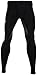 CompressionZ Men's Compression Pants for Workout, Sports|Base Layer Running Tights Leggings Black
