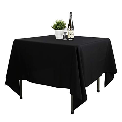 image for Waysle 70 x 70-Inch Square Tablecloth, 100% Polyester Washable Table C
