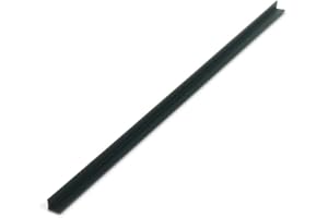 Outwater Plastics 1919-Bk Black 1/4 Inch X 1/4 Inch X 3/64 (.047) Inch Thick Styrene Plastic Even Leg Angle Moulding 36 Inch 