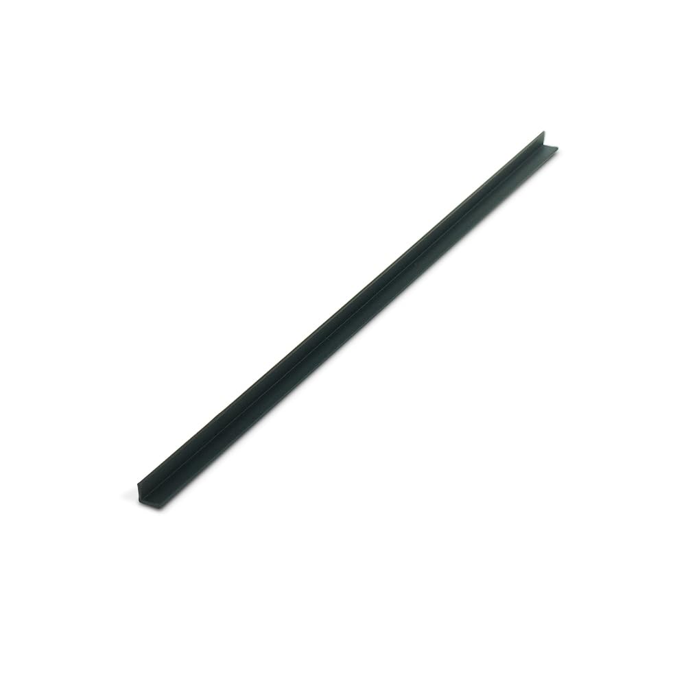 Outwater 1/2 in. D x 1 in. W x 36 in. L Black Styrene Plastic 90° Uneven Leg Angle Moulding 12 Total Lineal Feet (4-Pack) 3P1.27.00128 - The Home Depot