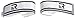 Retrospec Bicycles Fixed-Gear Track BMX-Style Foot Retention FGFS Velcro Straps with Reflective Fabric, White