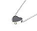 Floating Heart Pendant Cremation Urn Jewelry Necklace with Filler Kit Ashes Keepsake Memorial