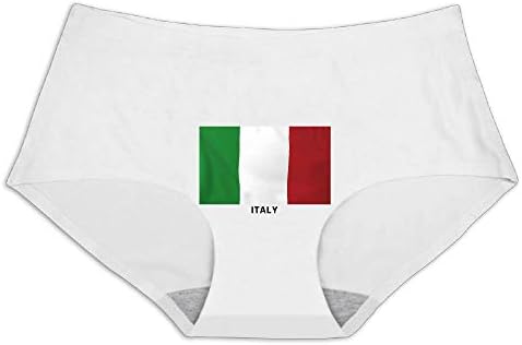 Women's Ice Silk Underwear Italy Italy Flag Sexy Panties Briefs