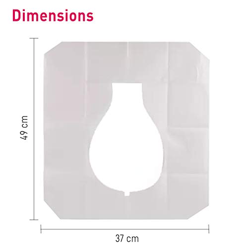 PeeBuddy Disposable Paper Toilet Seat Covers (Pack Of 60) No Direct