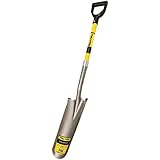 Truper 31285 Tru Pro 16-Inch Drain Spade with Fiberglass D-Handle