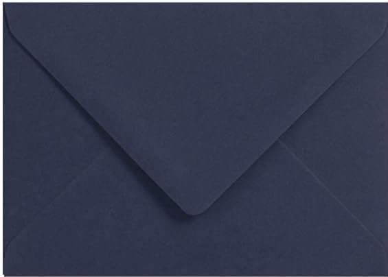Navy Blue Envelopes (100gsm) Perfect for Christmas Cards, Greeting Cards, Wedding Invitations, Gift vouchers, Crafts and More (14, C5 (162mm x 229mm))