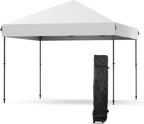 10x10 Pop Up Canopy Tent,Gazebos One-Button Instant Setup, Heavy-Duty 210D Oxfo…