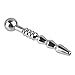 Beauty7 Ribbed Urethral Sound Beads Hollow Urethral Penis Plug Tube with Cum Thru Hole Stainless Steel Urinary Dilator Urethra Masturbation Rod