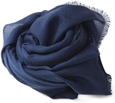 Amazon イタリア製 Opus オーパス ブランド ストール ショール 大判 薄手 しっとり カシミヤ 100 メンズ レディース ブルーグレー 無地 ギフト 母の日 エレガント 冷房対策 ポケットチーフ 通販