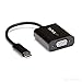 StarTech.com USB-C to VGA Adapter - Black - 1080p - Video Converter For Your MacBook Pro - USB C to VGA Display Dongle (CDP2VGA) primary