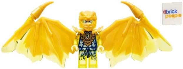 LEGO Ninjago Crystalized: Jay Golden Dragon Minifig with Nunchucks of Lightning