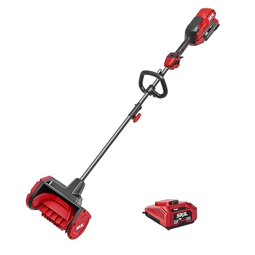 SKIL PWR CORE 40 Brushless 40V Multi-Head System, 12-Inch Snow Shovel Kit,
