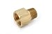 Anderson Metals 06120 Brass Pipe Fitting, Reducer Adapter, 1/4" NPT Male x 1/2" NPT Female Pipe primary
