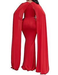 Bodycon4U - Vestido largo de sirena para mujer