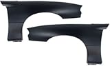 Evan-Fischer EVA16972055134 Fender Set of 2 Passenger & Driver Side RH LH Front Plastic Primered