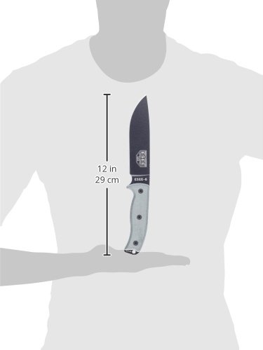 ESEE - Randall's Adventure Unisex – Erwachsene ESEE-Outdoormesser | Klingenlänge: 14,6 cm-Griff: Micarta-Model 6 Fixed Blade, Mehrfarbig, normal – Bild 5