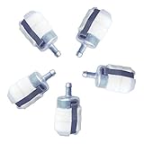Poweka Gas Fuel Filter fit for Homelite Husqvarna Stihl Pouland Echo Chainsaws (5 Packs)
