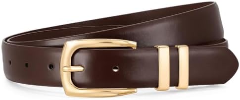 Monoluxe Pack 2 Women Belts for Ladies Jeans Pants with 