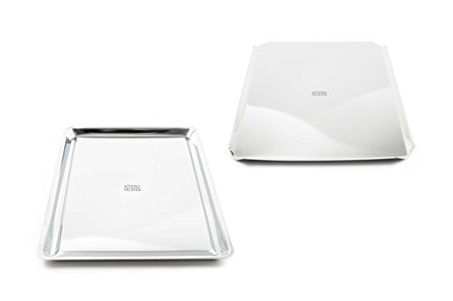 Click Here to See More Images Kitpro Shop KPS707 Stainless Steel Mirror Finish Jelly Roll Pan, 16