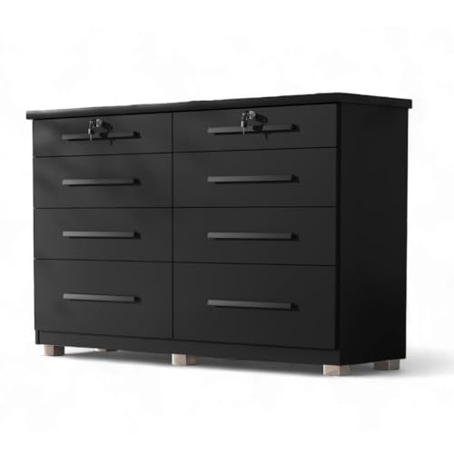 Comoda Monza 8 Gav Com Pés Onix