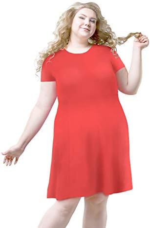 plus size short sleeve dresses
