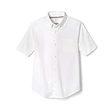 French Toast Boys White Short Sleeves Oxford Shirt