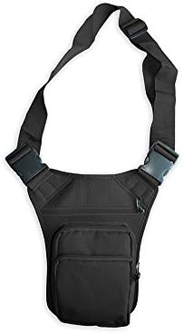 The Quick Trip Concealed-Carry Messenger Shoulder Bag (Right-Handed, Black)