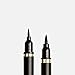 Mirenesse Define Art Duet Jet Black Eyeliner, 2 in 1 Thick & Thin, Award Winning 24hr Liquid Pen Eye liner, Long Lasting, Paraben Free for Sensitive Eyes, Oil & Waterproof, Vegan, Glossy Black 0.05oz