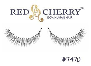 #747U Strip False Eyelashes by Red Cherry (6 Pairs)
