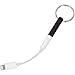 Sidelinx Keychain for iPhone Lightning to 3.5mm Headphone Jack Adapter - Dongle Accessory - Compatible with iPhone 7, 8, X, XR, XS, XS Max and Android Adapters (2 Pack)