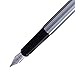 Waterman Graduate Chrome Fountain Pen, Fine Nib, Blue Ink (Exclusive Edition)