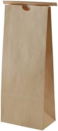 BAP 1 LB Kraft Poly Lined Paper Bag with tin Tie (500 pcs)