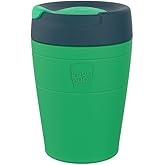 KeepCup Traveller, Reusable Travel Mug - Vacuum Insulated Stainless Steel Cup with Leakproof Sipper Lid - 12oz/340ml - Calenture