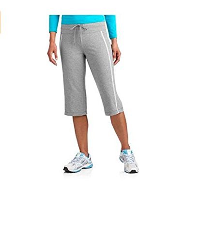 Women's Dri-more Core Striped Bermuda Below Knee Shorts Activewear,Grey,XL