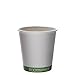ECO PRODUCTS Compostable Disposable GreenStripe 10oz Coffee Cups, Case of 1000, White Single Wall Hot Paper Cup, Plant Based PLA Lining, Biodegradable