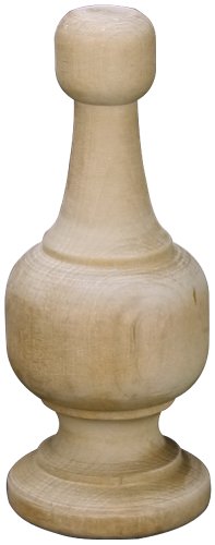 Platte River 133028, Wood Specialties, Spindles & Finials, Socket Finial 4-3/8"x1-7/8"