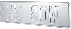 Custom European Style License Plate - 10 Character