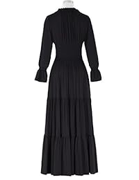 Belle Poque - Vestido largo para mujer, plisado renacentista