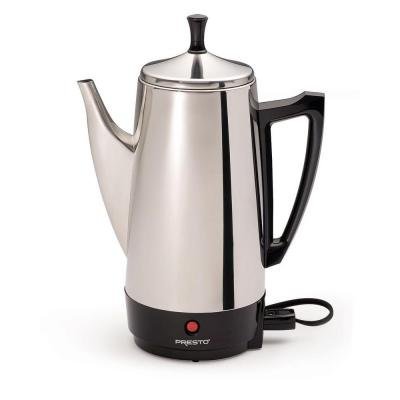 Presto 12-Cup Stainless Steel Percolator,(800Watts/120volts)
