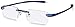 Visualites 1 Navy 1.75 Power Lightweight Rimless Reading Glasses For Men and Women