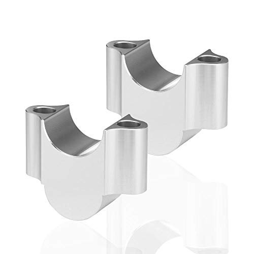 Vkinman 7/8 Inch Aluminum Handlebar Risers 30MM Height Replacement For Honda Kawasaki Suzuki ATV