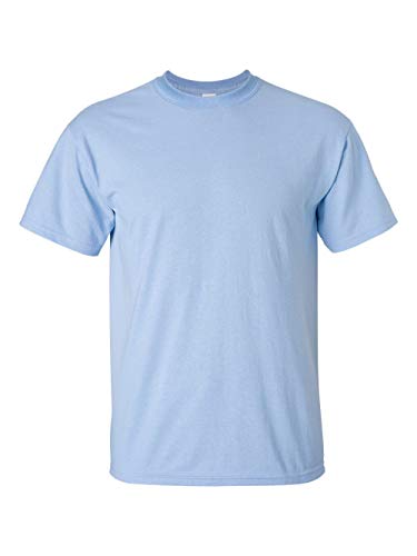 Gildan Men's Ultra Cotton Tee Extended Sizes, Light Blue, XX-Large