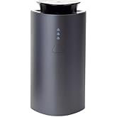 Air Esscentials The Mini Essential Oil Diffuser for Home, Waterless & Smart Portable Diffuser for Essential Oils, USB-C & Rechargeable with Adjustable Settings, Covers 300 Sq. Ft., Black