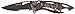 TAC Force TF-705FC Assisted Opening Tactical Folding Knife, Black Half-Serrated Blade, Fall Camo Handle, 4-1/2-Inch Closed, Fall Camo (2-Pack)