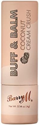 Barry M Cosme Buff and Balm Lip Tint Scrub Balm Pink Coconut Cream Crush view 2