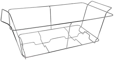 King Chef Buffet Chafer Food Warmer Chrome Wire Frame Stand,Full Size (Pack of 6)