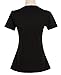 Candow Look Womens 50s Pinup Design Sexy Tops Sweetheart Short Sleeves Vintage Style