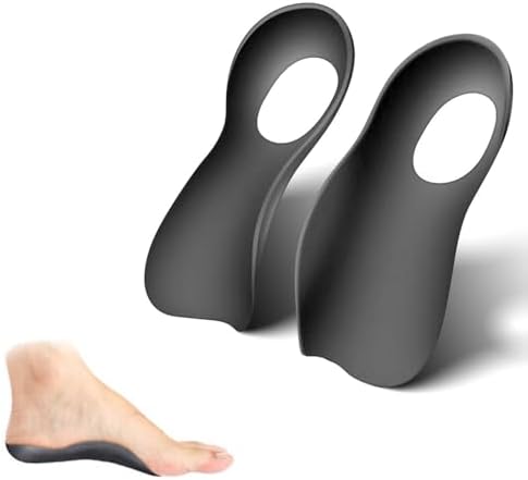 Orthotics Shoe Inserts for Women - Plantar Fasciitis Insoles Arch Support Inserts - Rapidly Relief Plantar Fasciitis Foot Pain, Flat Feet, High Arch, Over Pronation, X/O Legs Correction, M Size