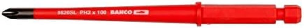 Bahco 8610SL-2P Slim/Insulated Interchangeable Blades for Phillips Head Screws, Red, Size 1, Set of 2 Piece